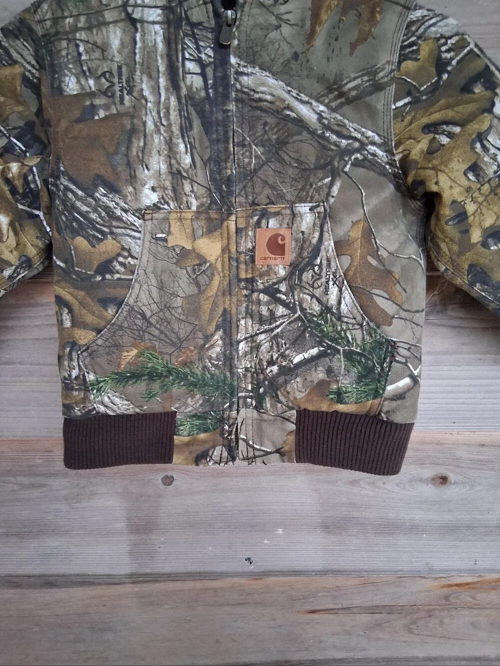 vintage Carhartt Kid's Camouflage Active Suit